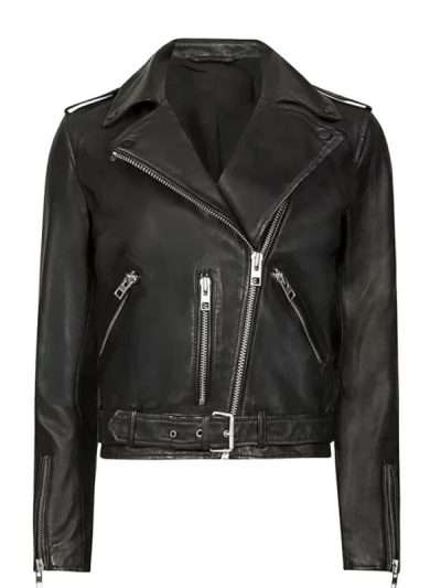 The Sandman S02 Rose Walker Black Biker Leather Jacket