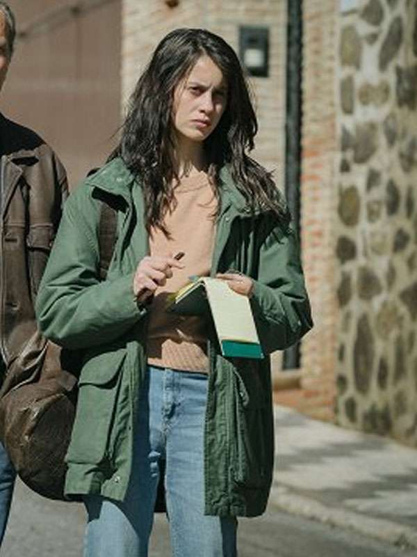 Milena Smit The Snow Girl Green Jacket