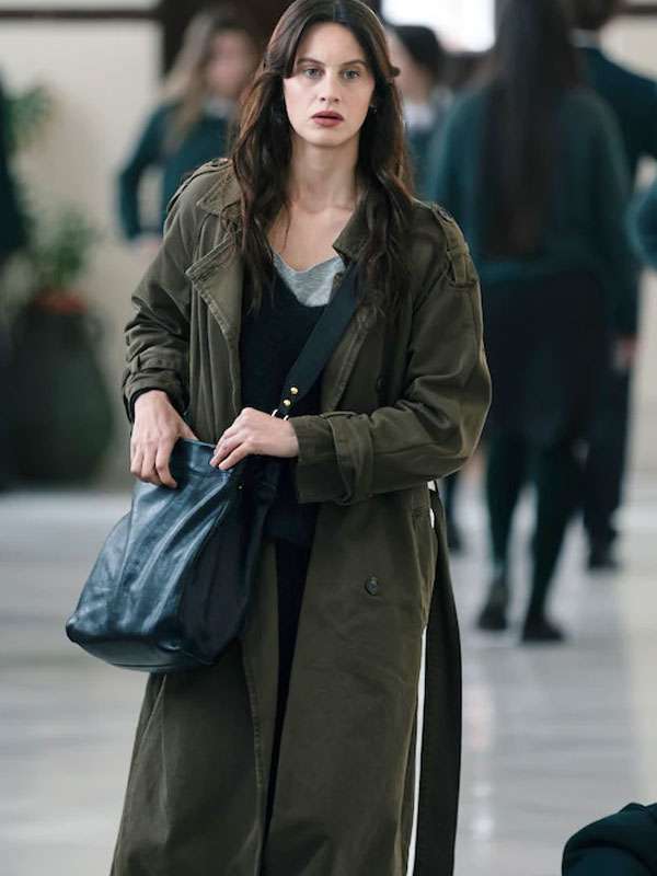 Milena Smit The Snow Girl S02 Green Coat