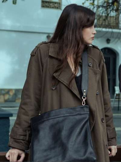 The Snow Girl The Soul Game S02 Milena Smit Green Trench Coat