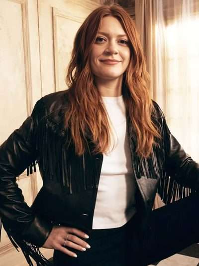 The Surrender 2025 Megan Black Fringe Leather Jacket