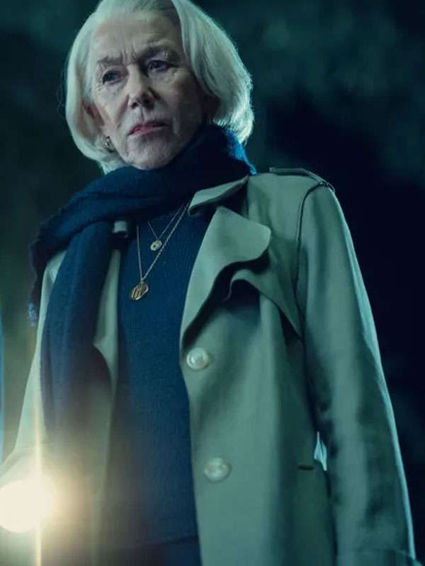 Helen Mirren The Thursday Murder Club Coat