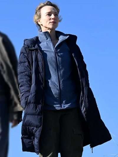Susie Porter The Travellers 2025 Puffer Hooded Coat