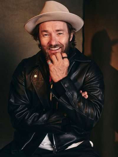 Train Dreams 2025 Joel Edgerton Black Leather Jacket