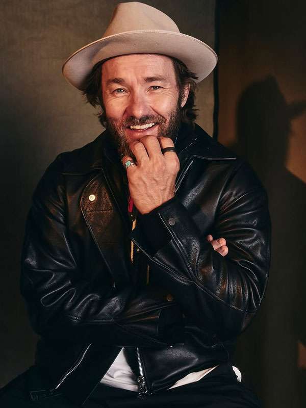 Train Dreams 2025 Joel Edgerton Black Leather Jacket