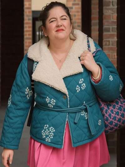 Megan Stalter Too Much Blue Quilted Jacket