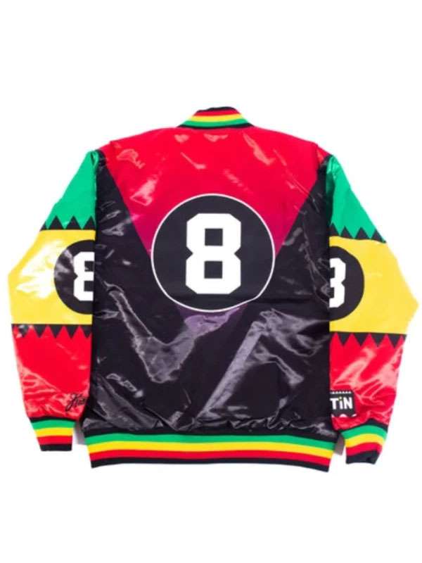 Unisex Martin 8 Ball Varsity Bomber Jacket