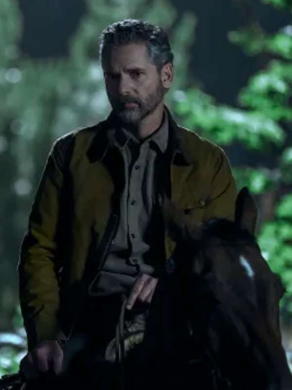 Untamed 2025 Eric Bana Brown Cotton Jacket