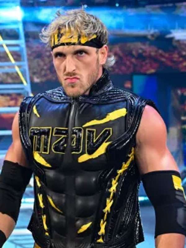 WWE Monday Night RAW Logan Paul leather Vest