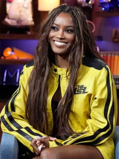Ciara Miller Yellow Leather Jacket