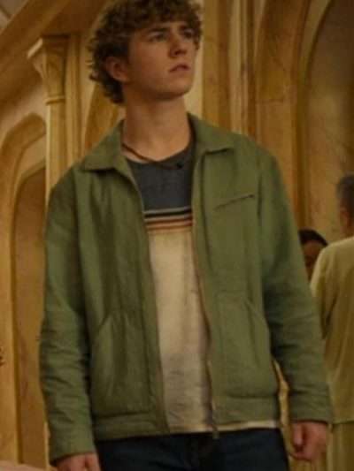 Walker Scobell Percy Jackson and the Olympians S02 Green Jacket