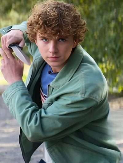Percy Jackson and the Olympians 2025 Walker Scobell Green Cotton Jacket
