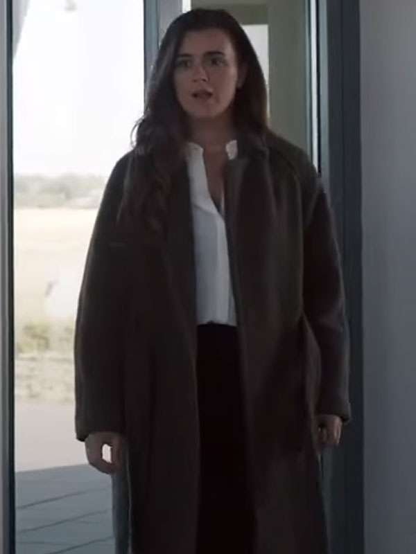 Ziva David NCIS Tony and Ziva Grey Wool Coat