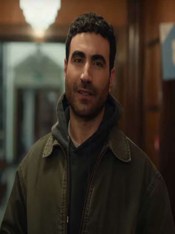 All of You Brett Goldstein Green Cotton Jacket