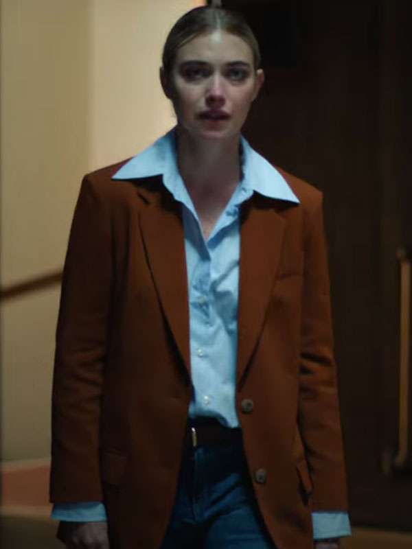 All of You Imogen Poots Brown Blazer