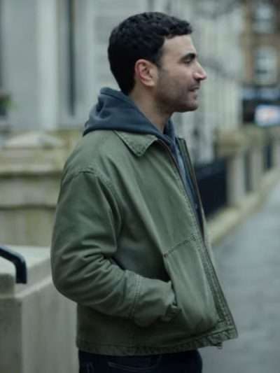 All of You 2025 Brett Goldstein Green Cotton Jacket