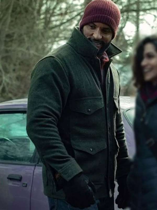 American Gods S03 Shadow Moon Green Jacket