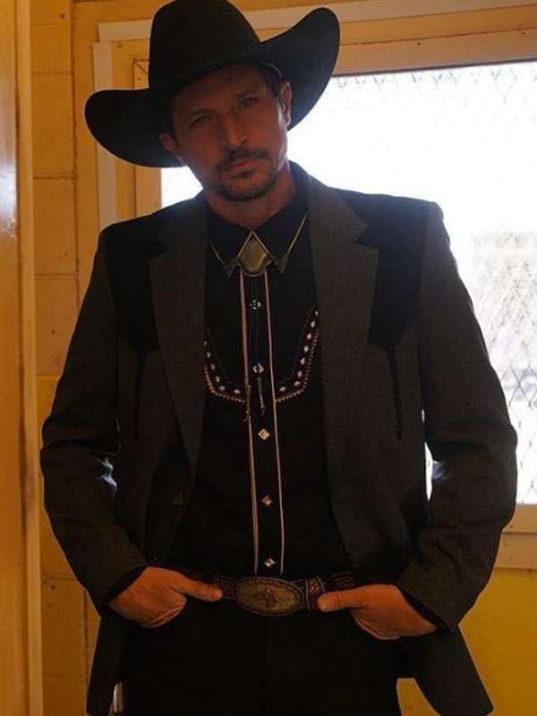 Simon Rex Americana Grey Blazer