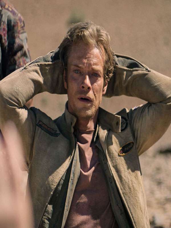 Atomic Alfie Allen Suede Leather Jacket