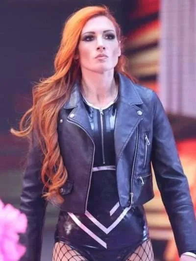 Becky Lynch Black Leather Jacket