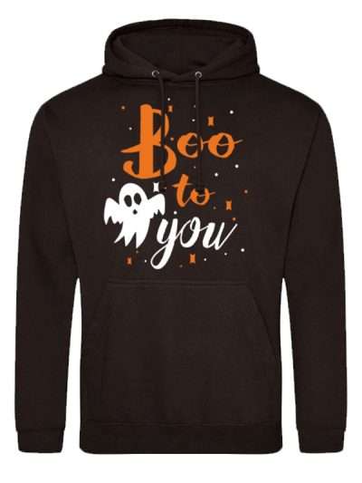 Brown Spooky Hoodie
