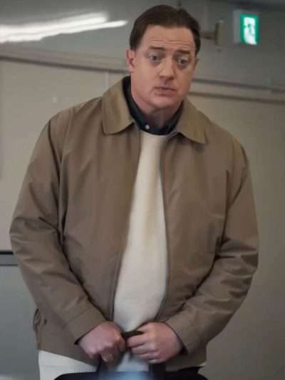 Rental Family Brendan Fraser Brown Jacket