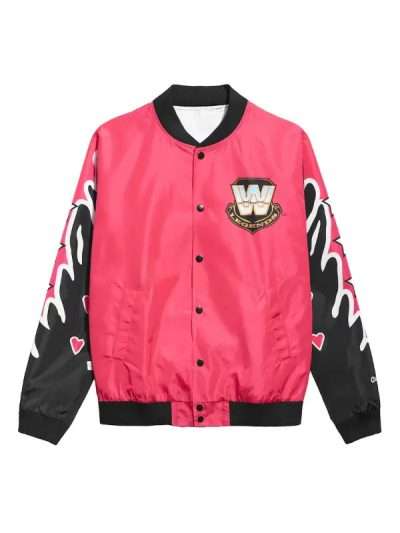 Bret Hart Hit Man WWE Legends Bomber Jacket