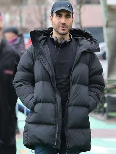 Office Romance 2025 Brett Goldstein Black Coat