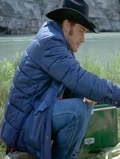 Brokeback Mountain Jack Twist Blue Puffer Jacket