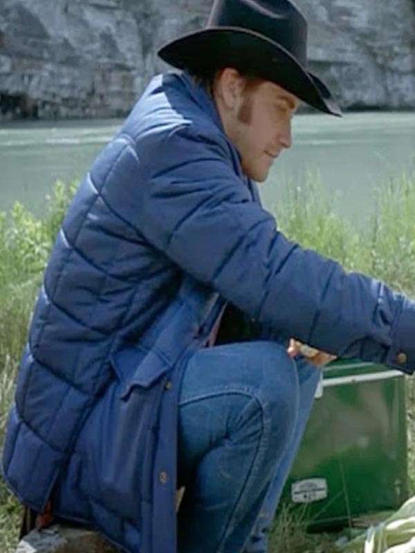 Brokeback Mountain Jack Twist Blue Puffer Jacket