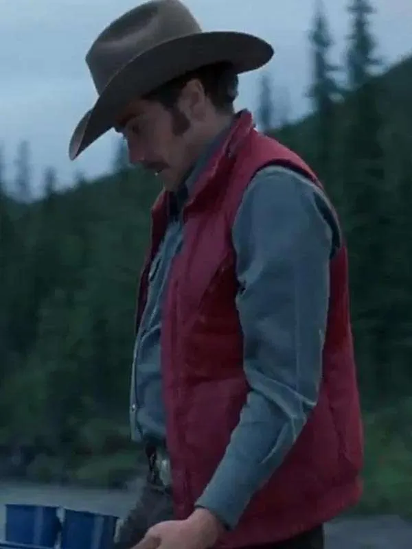 Brokeback Mountain Jake Gyllenhaal Red Vest