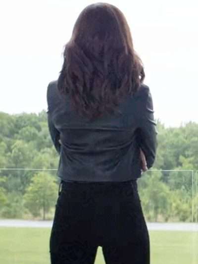 Captain America Civil War Natasha Romanoff Leather Jacket