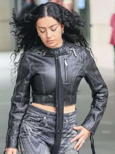 Charli XCX Black Cropped Jacket