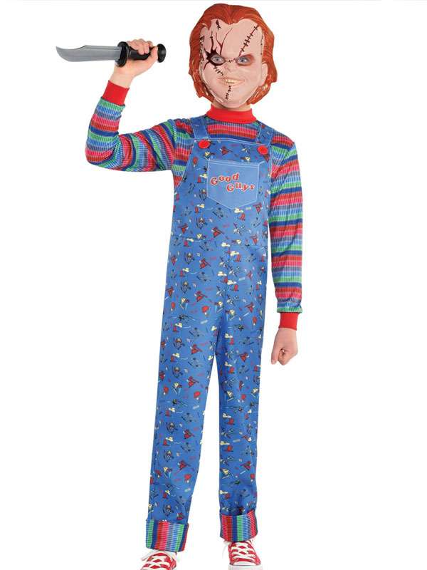 Unisex Chucky Costume Jumpsuit for Halloween