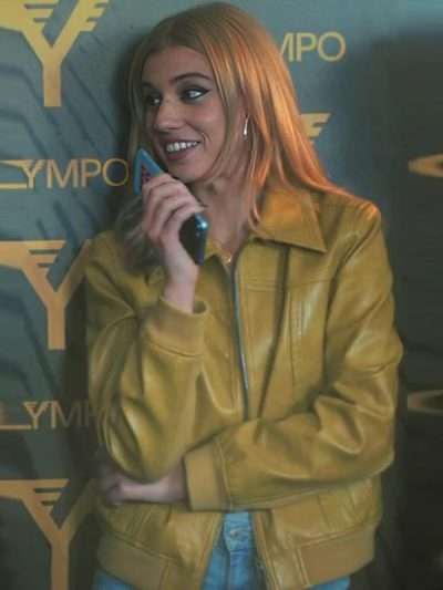 Olympo 2025 Clara Galle Bomber Leather Jacket