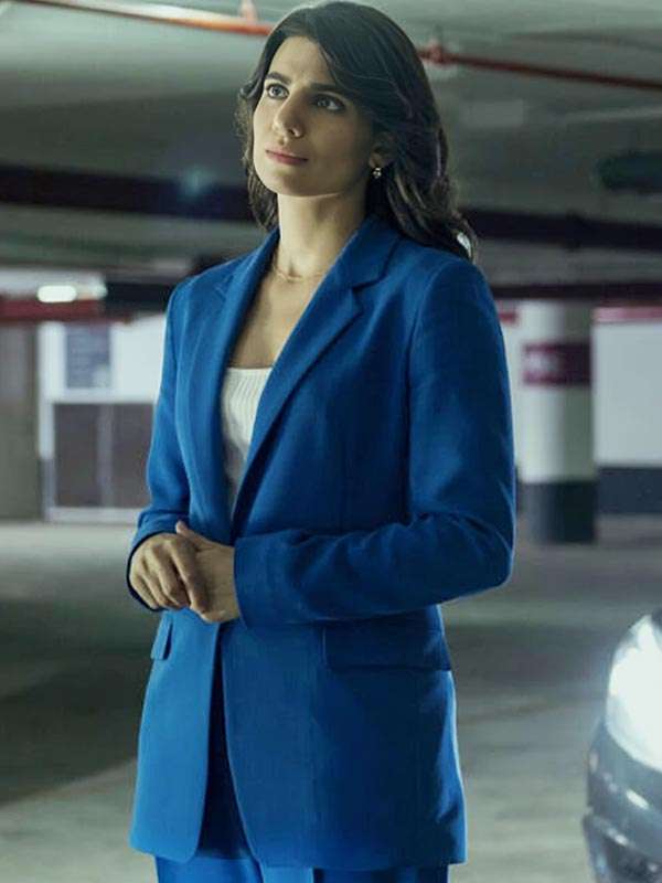 3 Body Problem 2025 Claudia Doumit Blue Blazer
