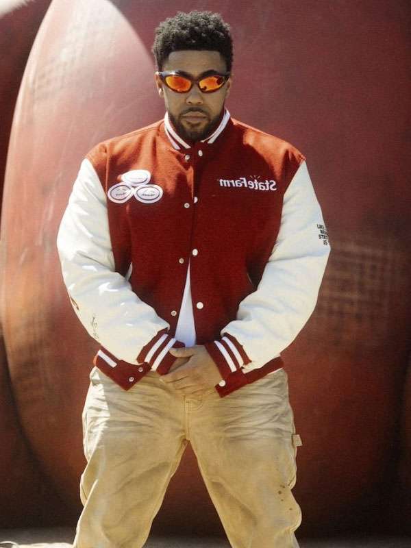 Travis Scott Coachella 2025 Cactus Jack x State Farm Varsity Jacket
