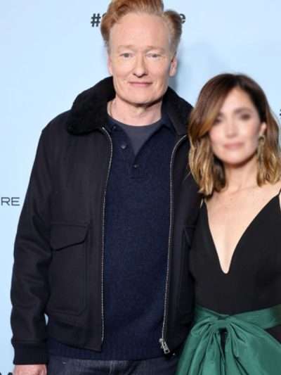 Conan O'Brien If I Had Legs I'd Kick You Black Wool Jacket