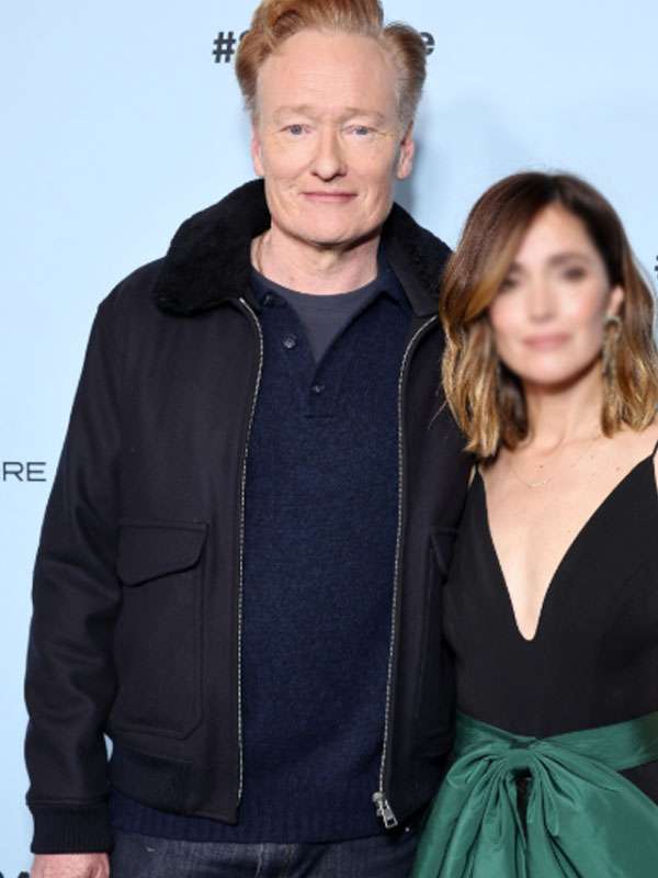 Conan O'Brien If I Had Legs I'd Kick You Black Wool Jacket