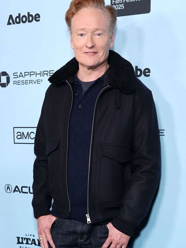Conan O'Brien If I Had Legs I'd Kick You Black Jacket