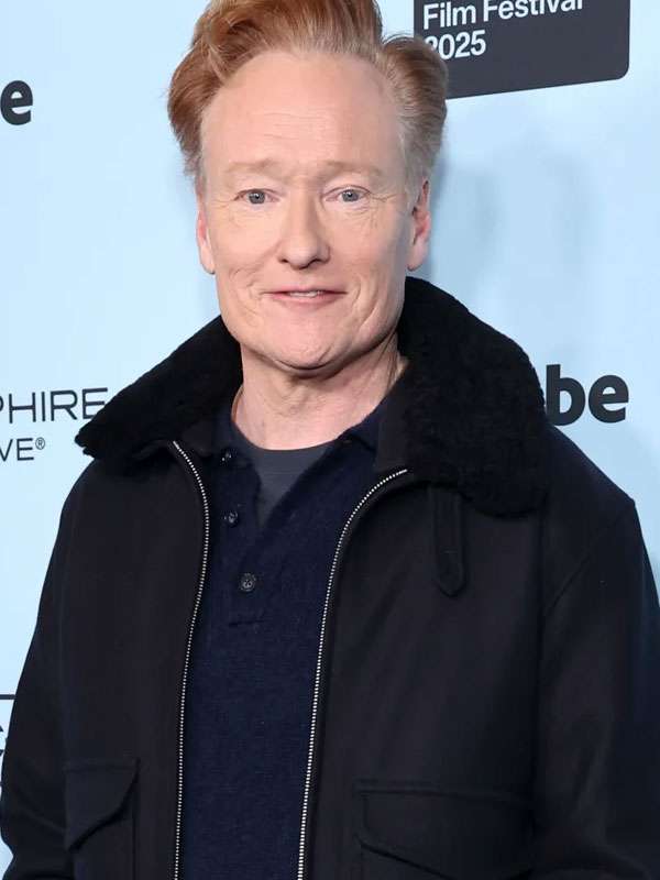 Conan O'Brien If I Had Legs I'd Kick You Black Jacket