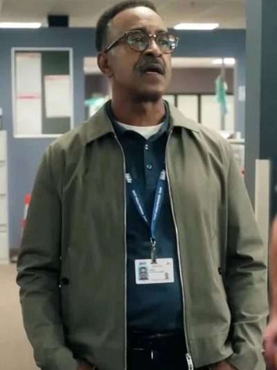 DMV Tim Meadows Green Cotton Jacket