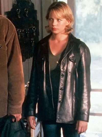 Jen Lindley Dawsons Creek Black Leather Jacket