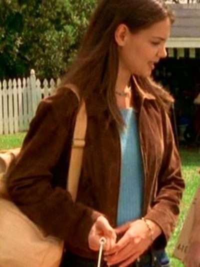 Joey Potter Dawsons Creek Brown Leather Jacket