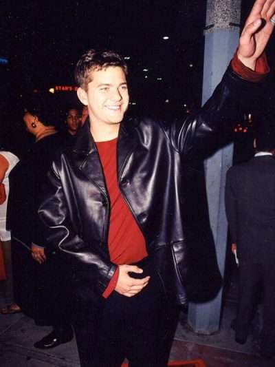Dawson's Creek Pacey Witter Black Leather Blazer