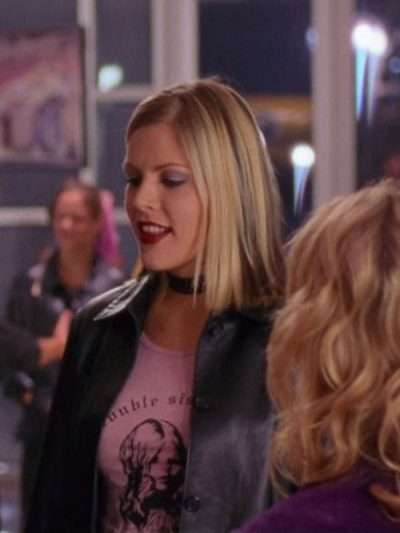 Dawson's Creek S06 Busy Philipps Black Leather Jacket
