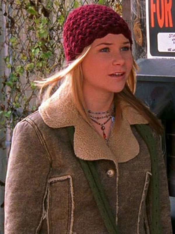 Mika Boorem Dawsons Creek Shearling Leather Jacket