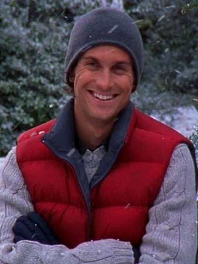 Dawson's Creek S06 Oliver Hudson Red Puffer Vest