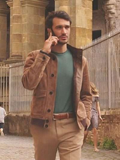 Marcello Emily in Paris S04 Brown Suede Jacket