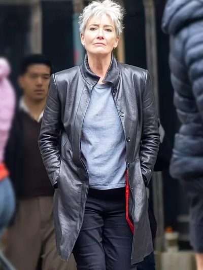 TV Series Down Cemetery Road Zoë Boehm Black Long Coat